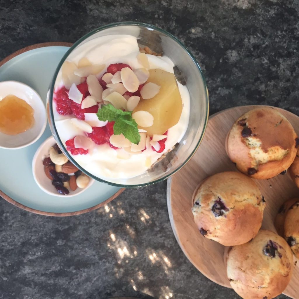 muesli-and-blueberry-muffins